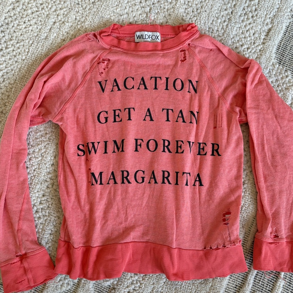 Wildfox | Distressed Vacation Top